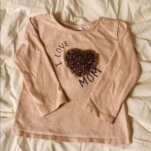 Zara baby girl I LOVE ❤️ MOM Tee